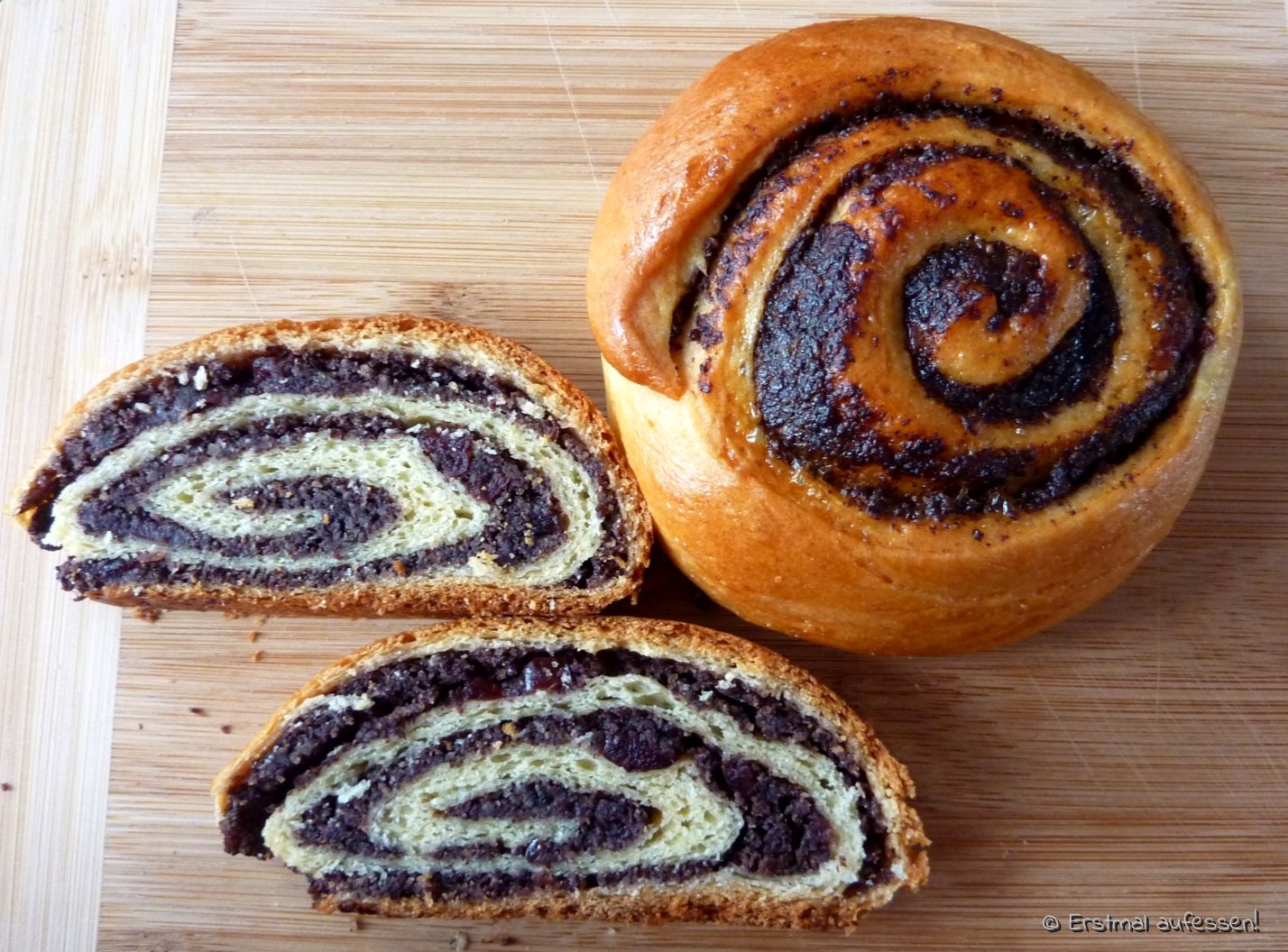 Mohnstrudel oder Mohnschnecken – Erstmal aufessen!